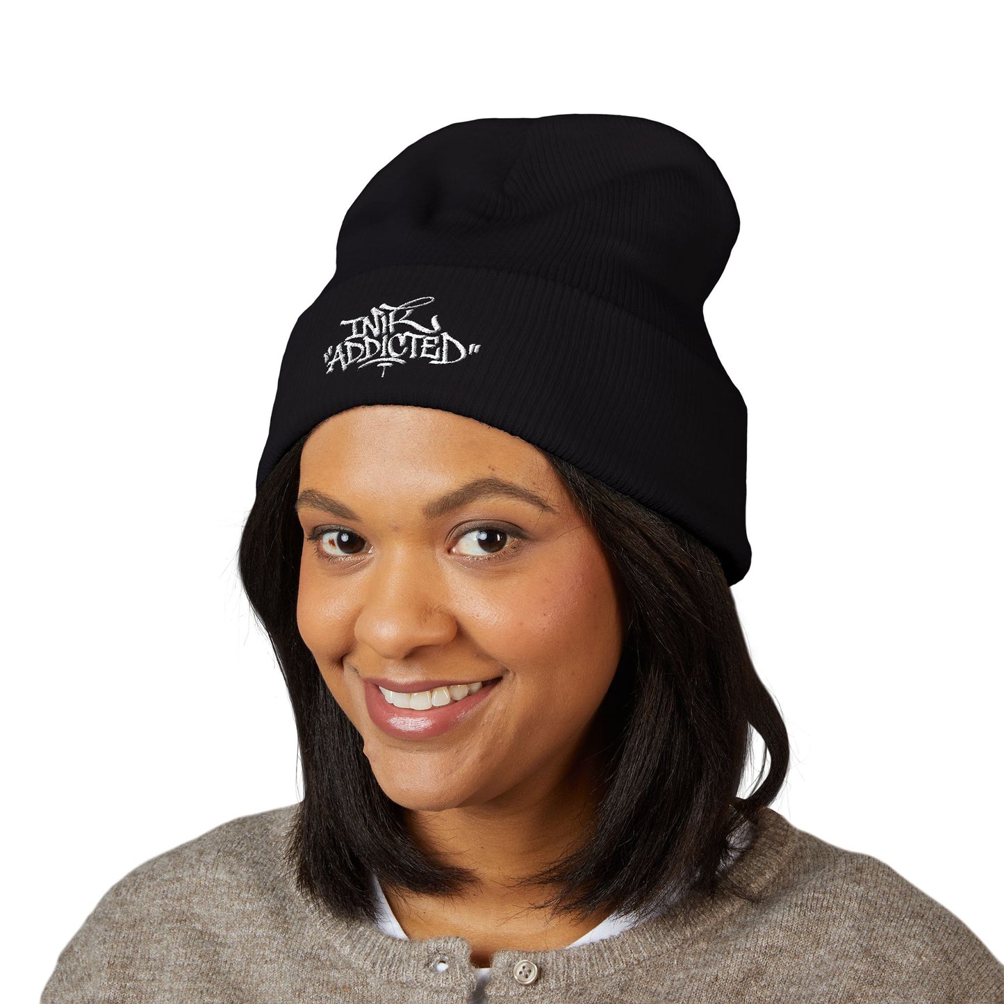 Copy of Classic Cuffed Beanie (Embroidery)